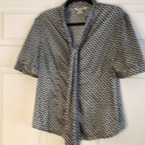 Vintage, like new button-up blouse with tie - Picture 1 of 5